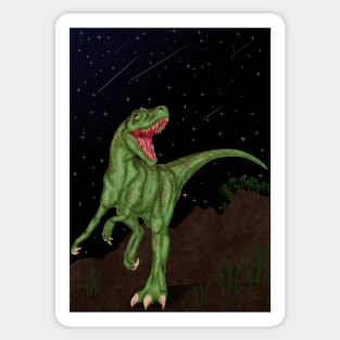 Allosaurus (Prehistoric Night) Sticker